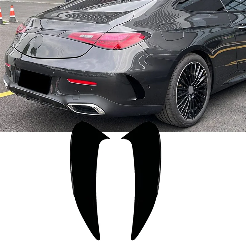AASS-Car Rear Bumper Spoiler Side Wing Canard Trim For Mercedes-Benz CLE Coupe C236 2024+ AMG