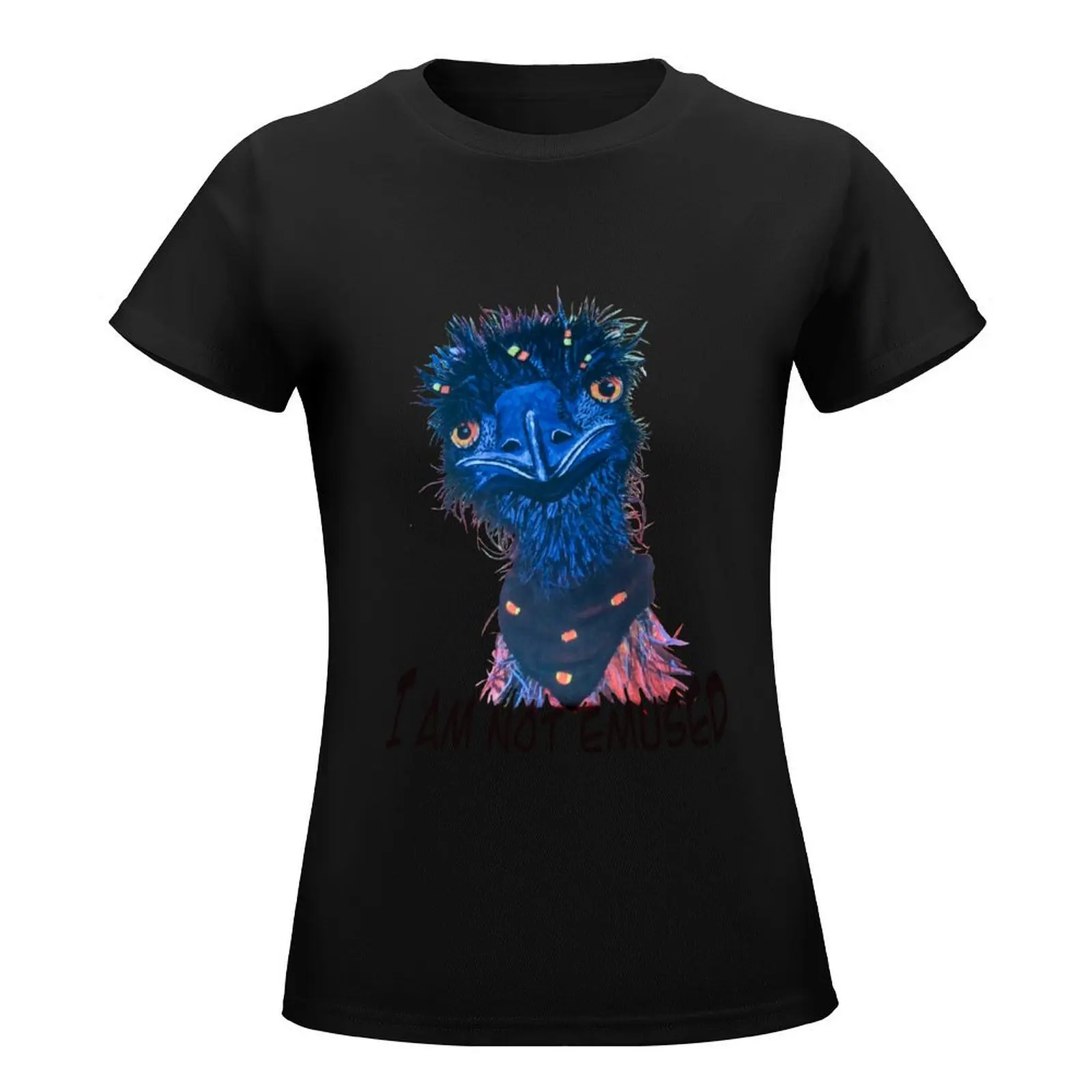 I am not emused hippie funny emu pun T-Shirt summer clothes aesthetic clothes summer blouses woman 2024