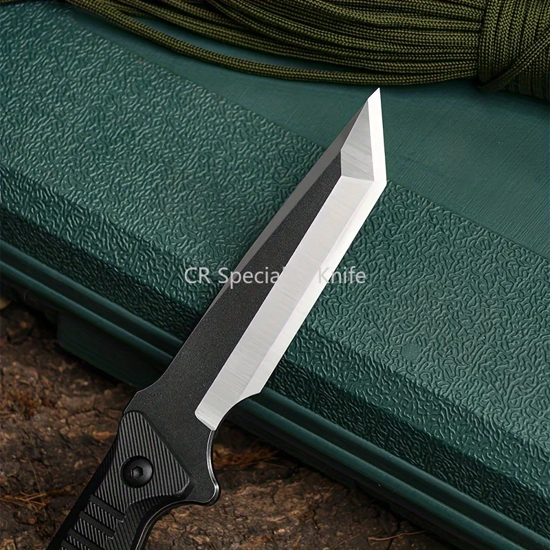 High Hardness Combat Fixed Blade Knife 8Cr13Mov Blade Nylon Glass Fiber Handles Safety Tactical Knife Adventure EDC Multitool