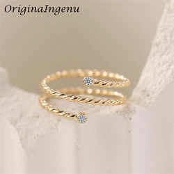 14K Gold Filled Moissanite Ring Personalized Handmade Band Ring Minimalism Jewelry Tarnish Resistant Jewelry Custom Women Ring