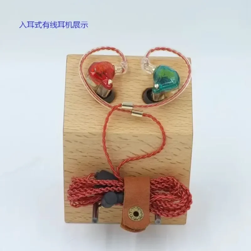 السلكية سماعة تخزين سماعة حامل مخصص Soild الخشب TWS في الأذن بلوتوث السلكية سماعة عرض موقف سدادة الأذن سماعة شماعات #3