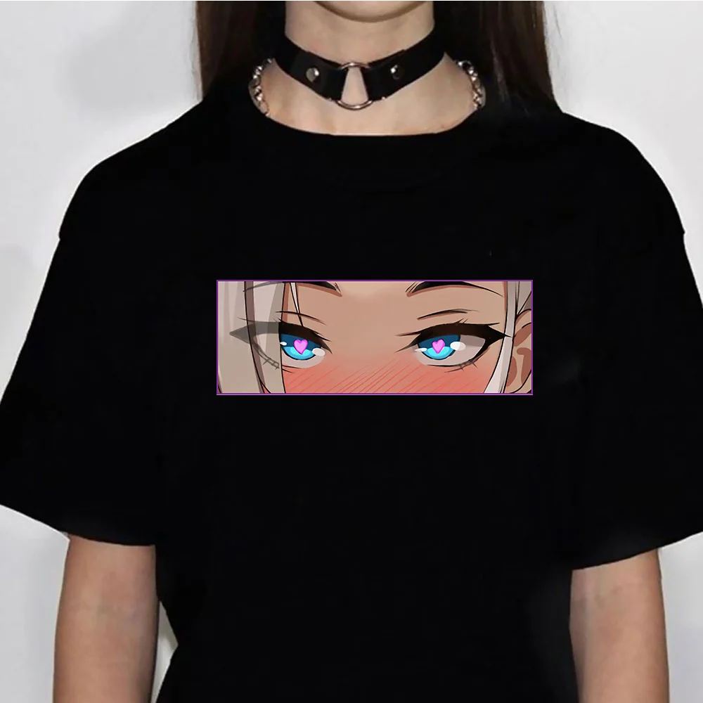 Senpai t-shirts women comic streetwear manga top girl comic 2000s clothes