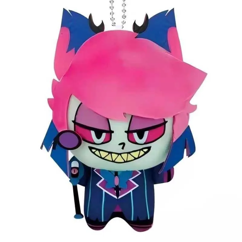 

10cm Game No Attribute Cosplay Cute Cartoon Figure Idol Pendant Keychain Plushie Knapsack Ornament Christmas Halloween Gift