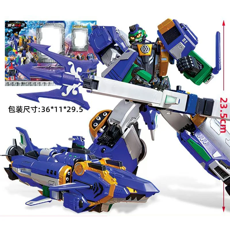 Metal Cardbot S RED BLITZ Truck Transforming Robot Car Card