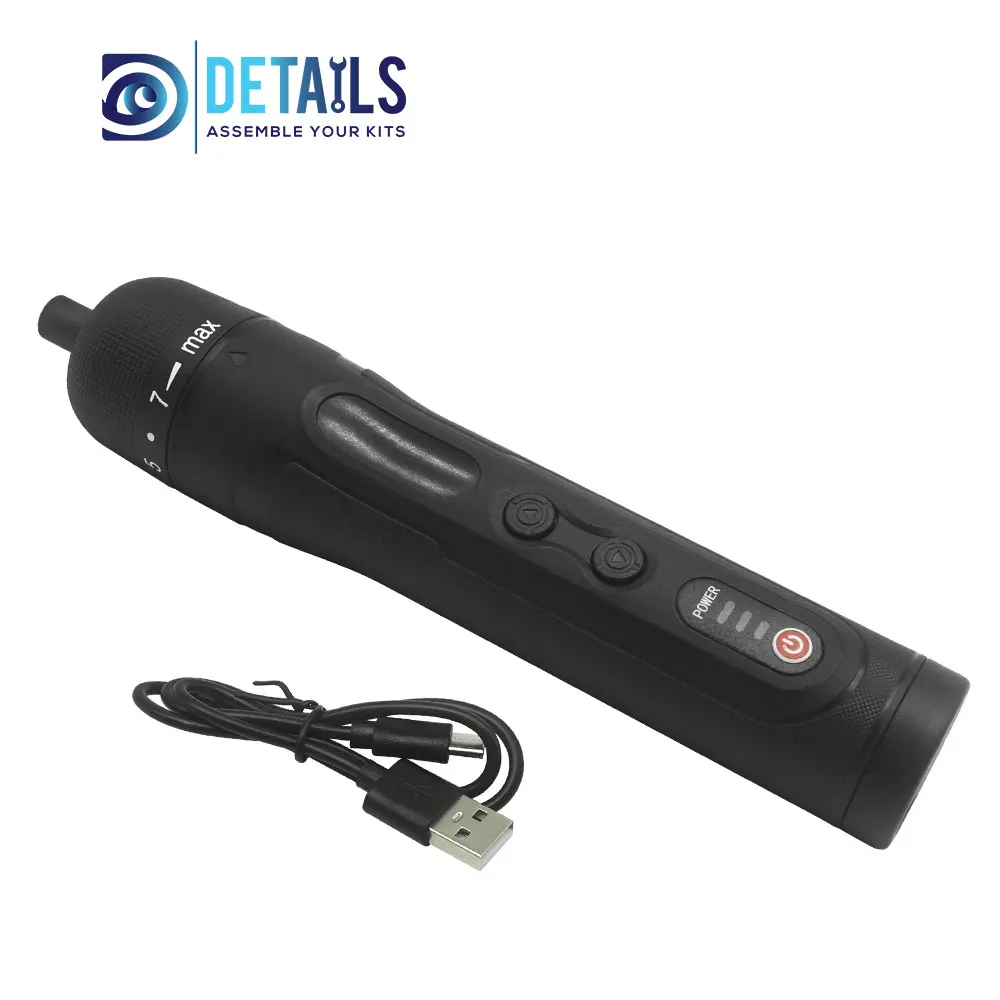 

Electric Mini Screwdriver with 8-Gear Torque 3.6v, 2000mAh, 350rpm, 0.1-5.3Nm, 7.2v, 0.1-7.4Nm,Chuck 6.35mm