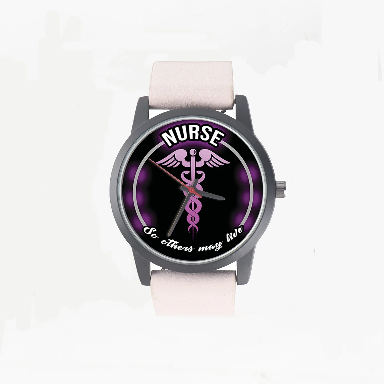 

Quartz Wrist Women's Watch Ladys Girls Nurse Caduceus Design Fashion Leisure Style Gift Souvenir Ornament Festival