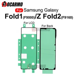 LCD Front Adhesive For Samsung Galaxy Fold 1 F9000 / Z Fold2 F9160 Fold3 Back Cover Waterproof Sticker Glue Replacement Parts