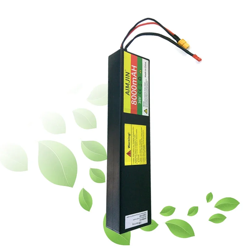 36V 8000mAh Lithium Ion Battery Pack 10s3p with JST+XT60 Connector