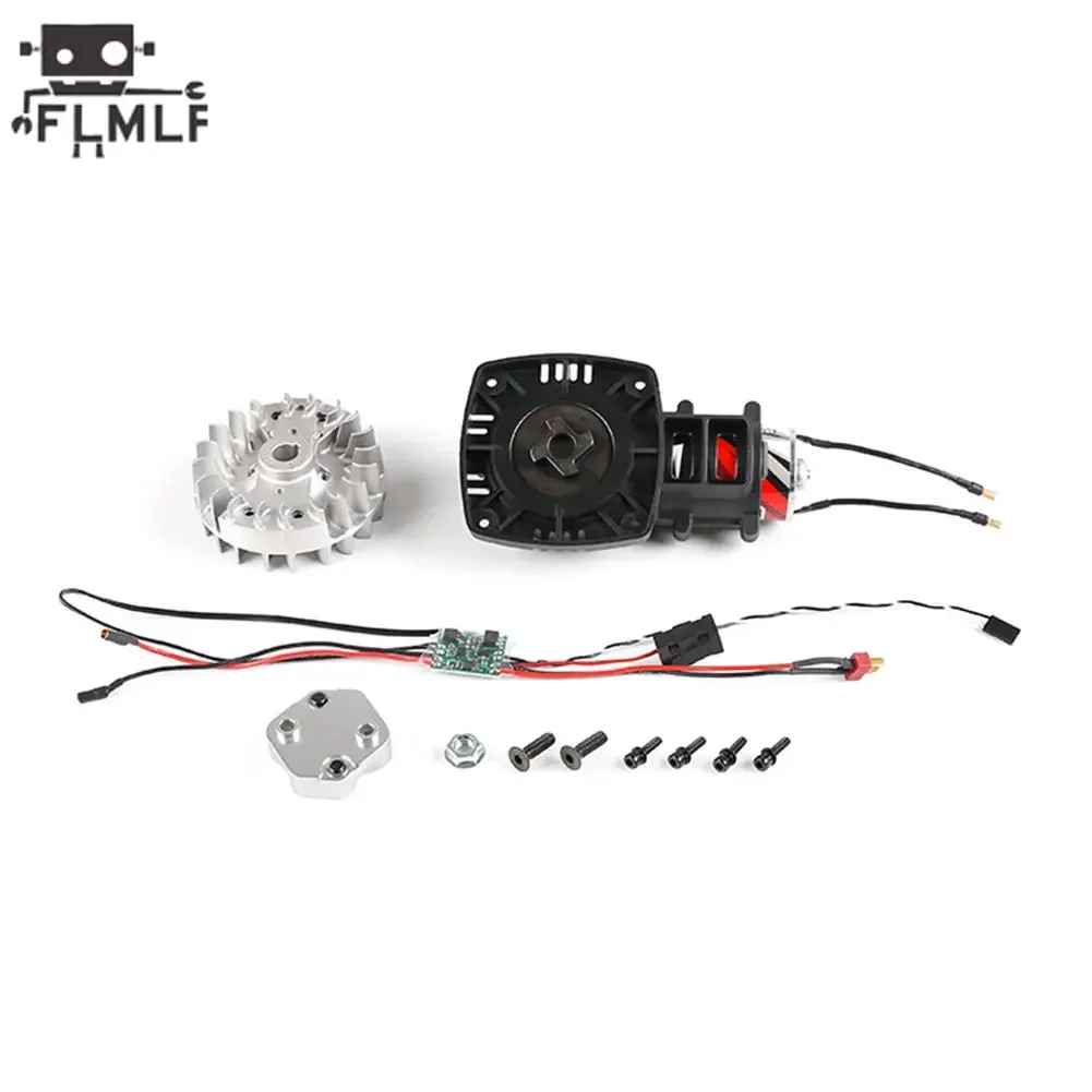 Kit di avviamento elettrico con una chiave per auto RC di seconda generazione adatto al motore 23CC-45CC per 1/5 Hpi Rofun Km Rovan Baja Losi 5ive-T FG Redcat