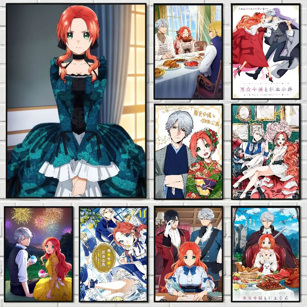 Anime Monster Meat, Milady! Aesthetic Poster Room Home Decoration Paintings Hanging Classic Birthday Gifts