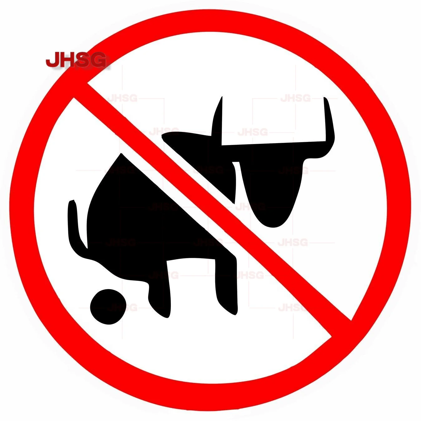 

No Bullshit Logo Sticker Decal-