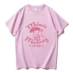 Melanie Martinez Portals Tour Tshirt Miękka bawełniana koszulka damska wysokiej jakości Zabawna koszulka z nadrukiem z kreskówek dla dziewczynek Zabawny top na co dzień