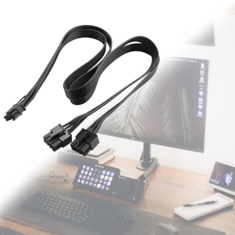 Quality 18AWG Power Cable for PCIE 5.0 Graphics Card 12P+4P Design