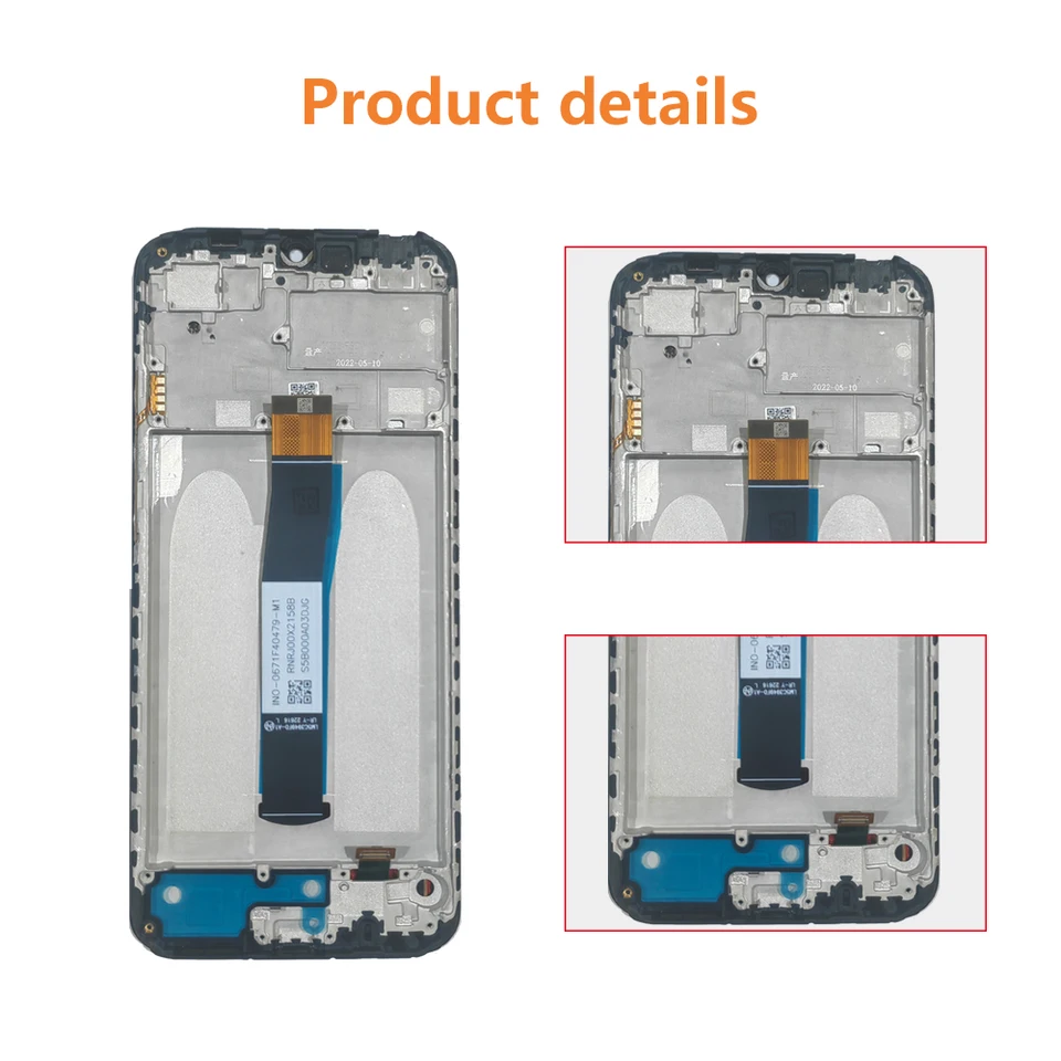 Original LCD Screen For Xiaomi Redmi 10C Mobile Phone Display