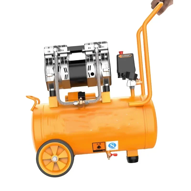 Oil-free Silent Compressor Small 220v High Pressure Industrial  Compressor Pump Woodworking Air Pump