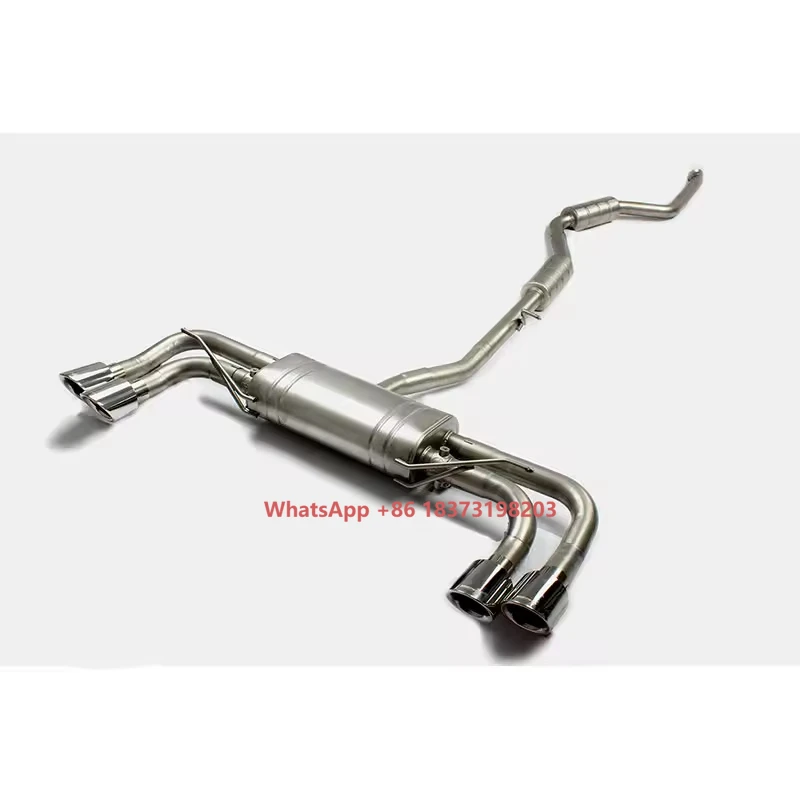 

Stainless Steel for M550i G30 4.4T Catback Exhaust Pipe Muffler With Valve High Performance Auto Turn Parts