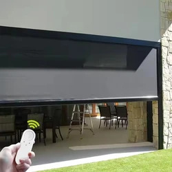 Tuya Smart Home Outdoor Roller Blinds Customization Electric Control Blinds& Shades & Shutters For Family Intelligence System