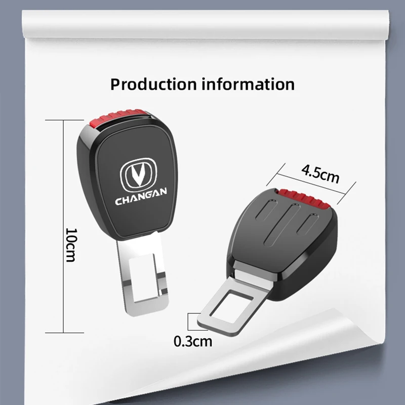 1 قطعة شعار السيارة مقعد حزام كليب قابل للتعديل تمديد المكونات ل Changan CS75 CS35 زائد CS15 CS95 رايتون CX70 CS55 EADO CX20 Alsvin