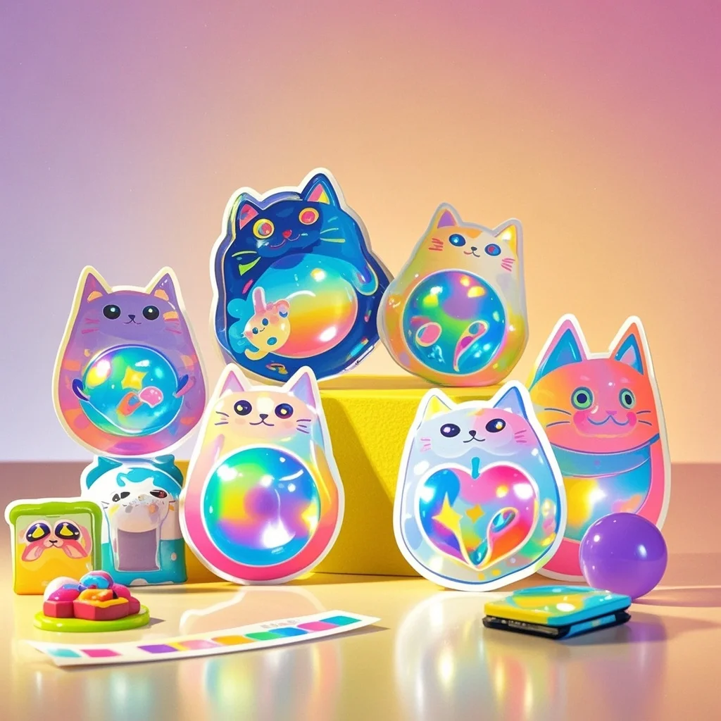 

Сделайте товары поп! Яркие клейкие этикетки, предназначенные для ударов в полке