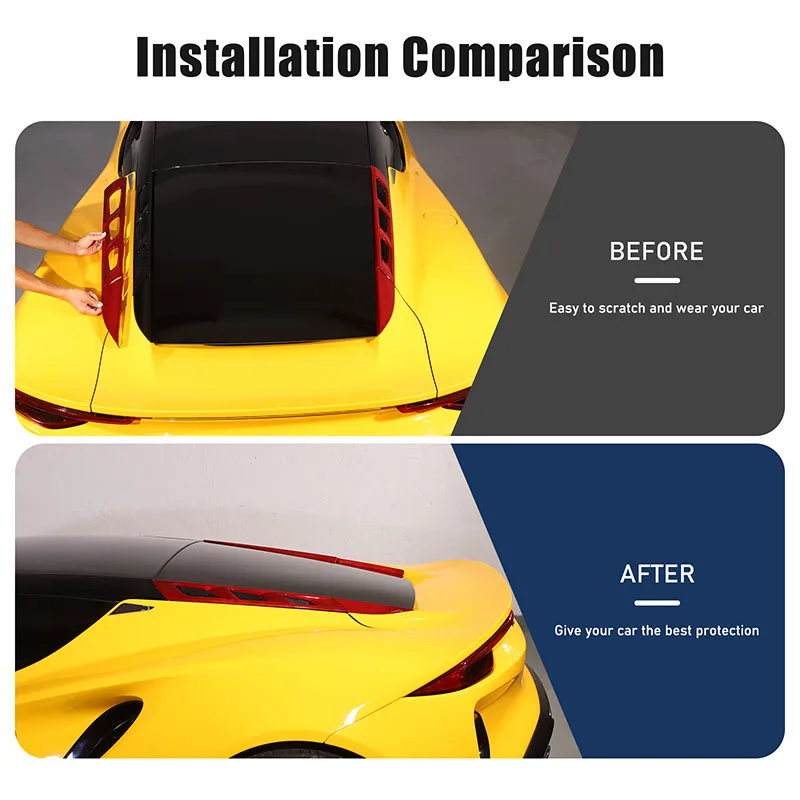 Real carbon fiber For Lotus Emira 2021-2023 Car rear engine cover side Radiator Grille decorative cover sticker car accessories