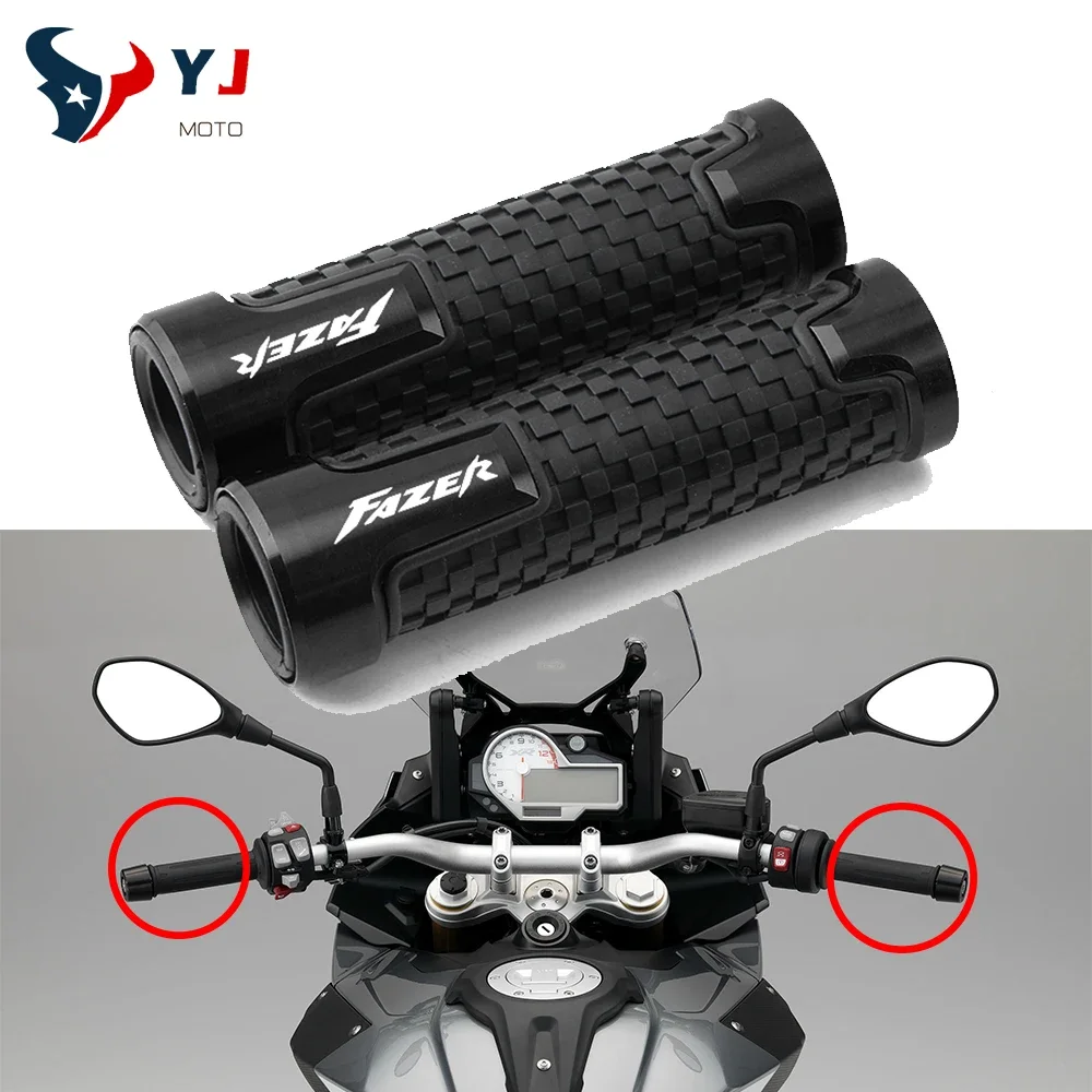 7/8'' 22mm Anti-slip Rubber Handlebar Grip Cap For Yamaha FZ-8 FZ-6 FZ-1 FZ 250 400 FZ-S 600 1000 Fazer Motorcycle Accessories