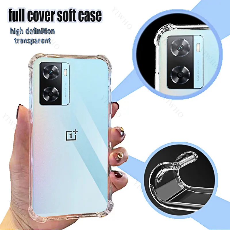 Clear Phone Soft Case for Oneplus Nord N20 SE TPU Transparent for OnePlus Nord N20se 6.56\