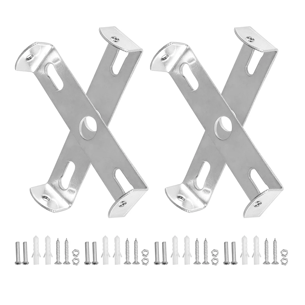 

4 Sets Lighting Fixture Bracket Sturdy Mounting Plate Straight Wall Bracket Lamp Fixed Ceiling Fan Kit
