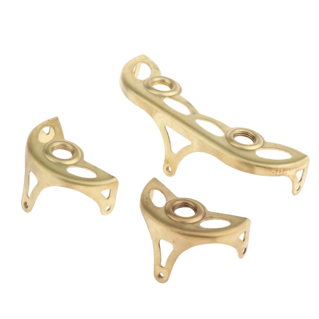 3Pcs Metal Saxophone Key Guard Holder Parts for Alto Sax DIY Accessory