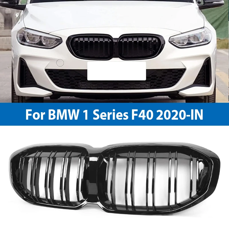 

For BMW F40 2020+ Car Front Bumper Kidney Sport Grill Double Slats Single Slat Front Grill Auto Accessories Parts