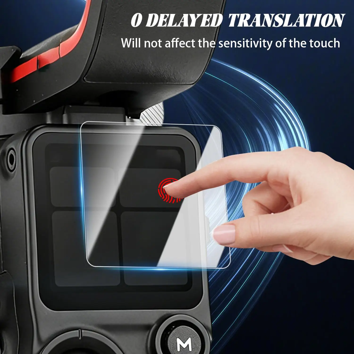 1-6Pcs for DJI RS4/RS5 Tempered Glass Film Screen Protectors Hardness Anti-Scratch Lens Camera Film for DJI RS5/RS4 Camera Films