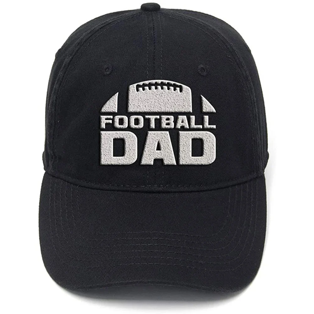 

Lyprerazy Football DAD Washed Cotton Adjustable Men Women Unisex Hip Hop Cool Flock Printing Baseball Cap