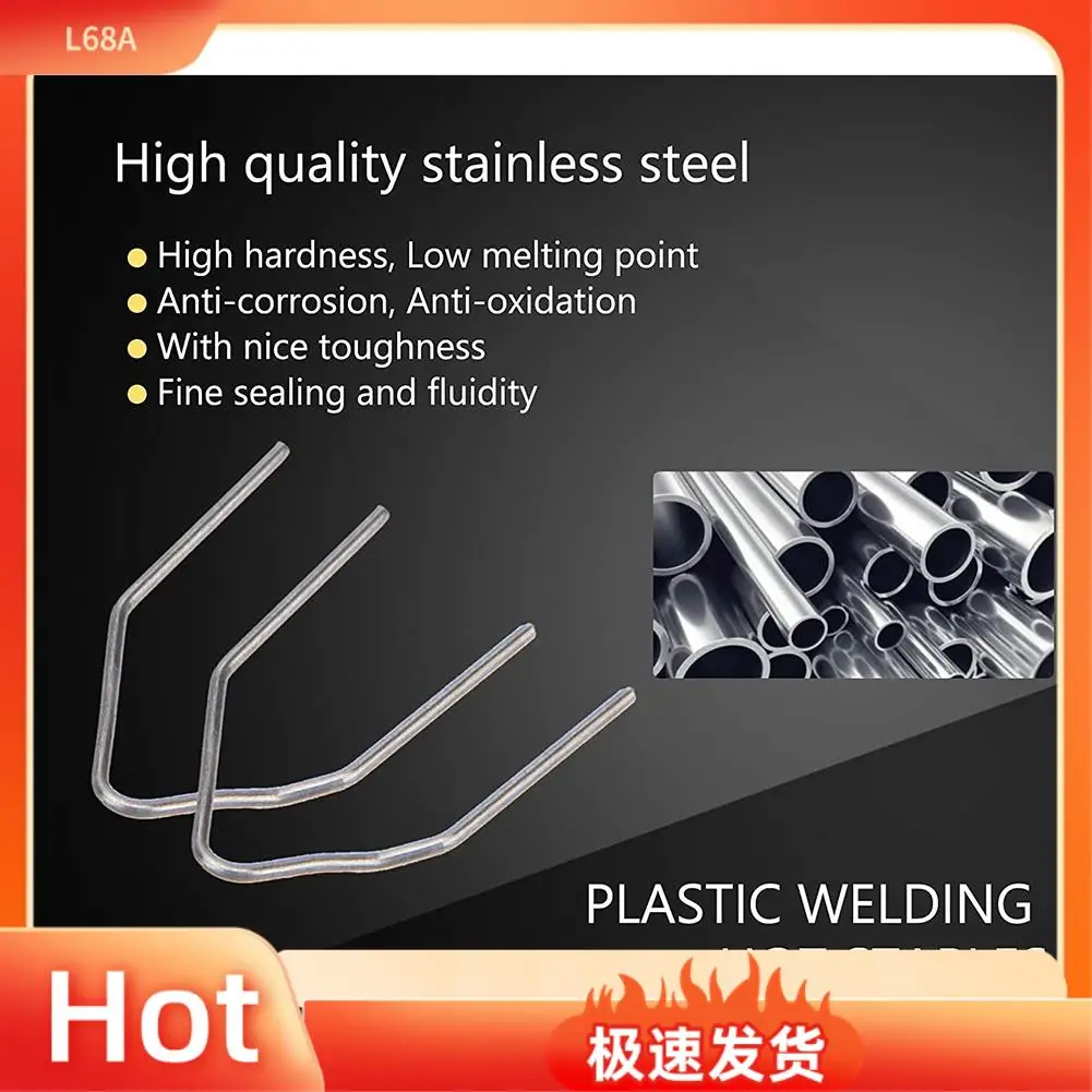 

L68A 1200 Pcs Plastic Welder Staples Corner & Flat For Repair Car Bumpers Hot Stapler Staples