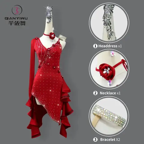 10 best sales लैटिन अमेरिकी नृत्य पोशाकें - №4