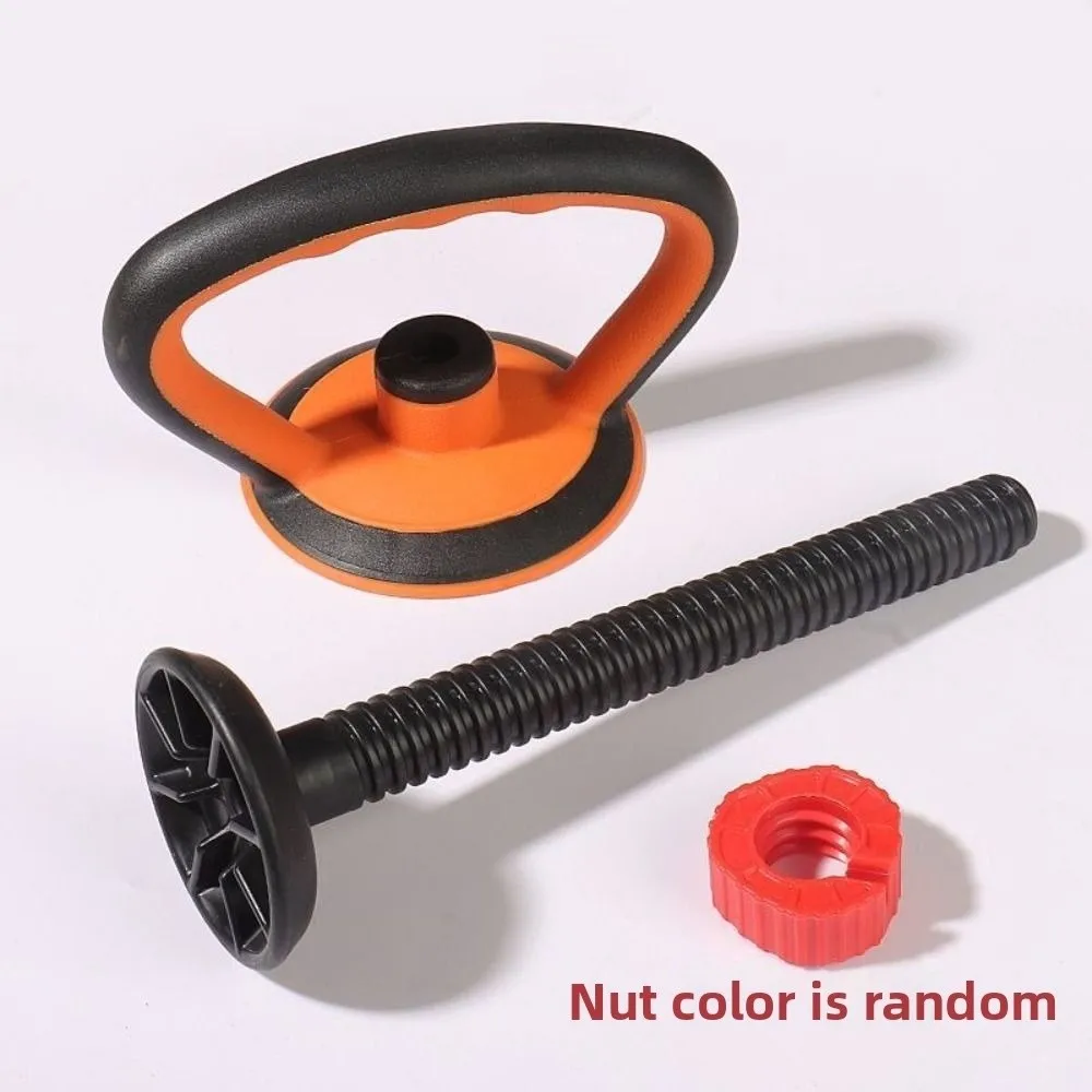 Portable Kettlebell Handle Threaded Adjustable Weight System Kettle Bell Grip Non-Slip Grip Ergonomic Handle Push Up Handle
