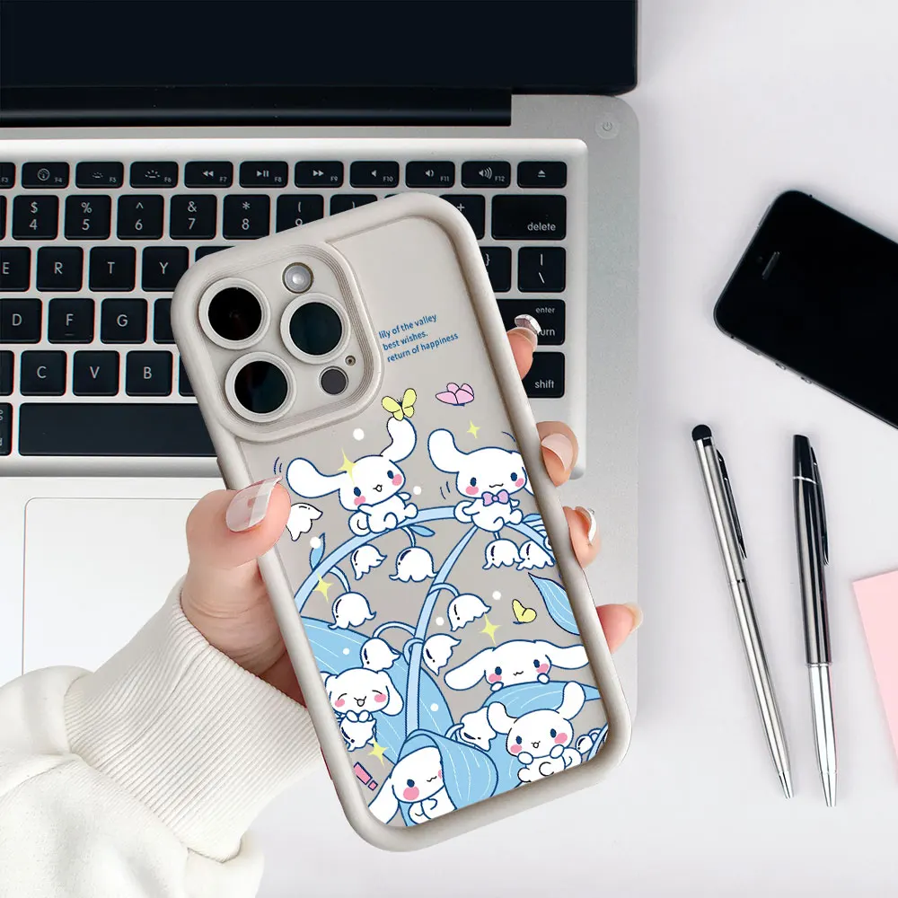 حافظة هاتف كارتونية كورومي سينامورول ماي ميلودي لهاتف Realme 15 14 13 12 11 9 Pro Plus GT 6 3 C75 C71 C67 C65 C63 C55 C53 5G