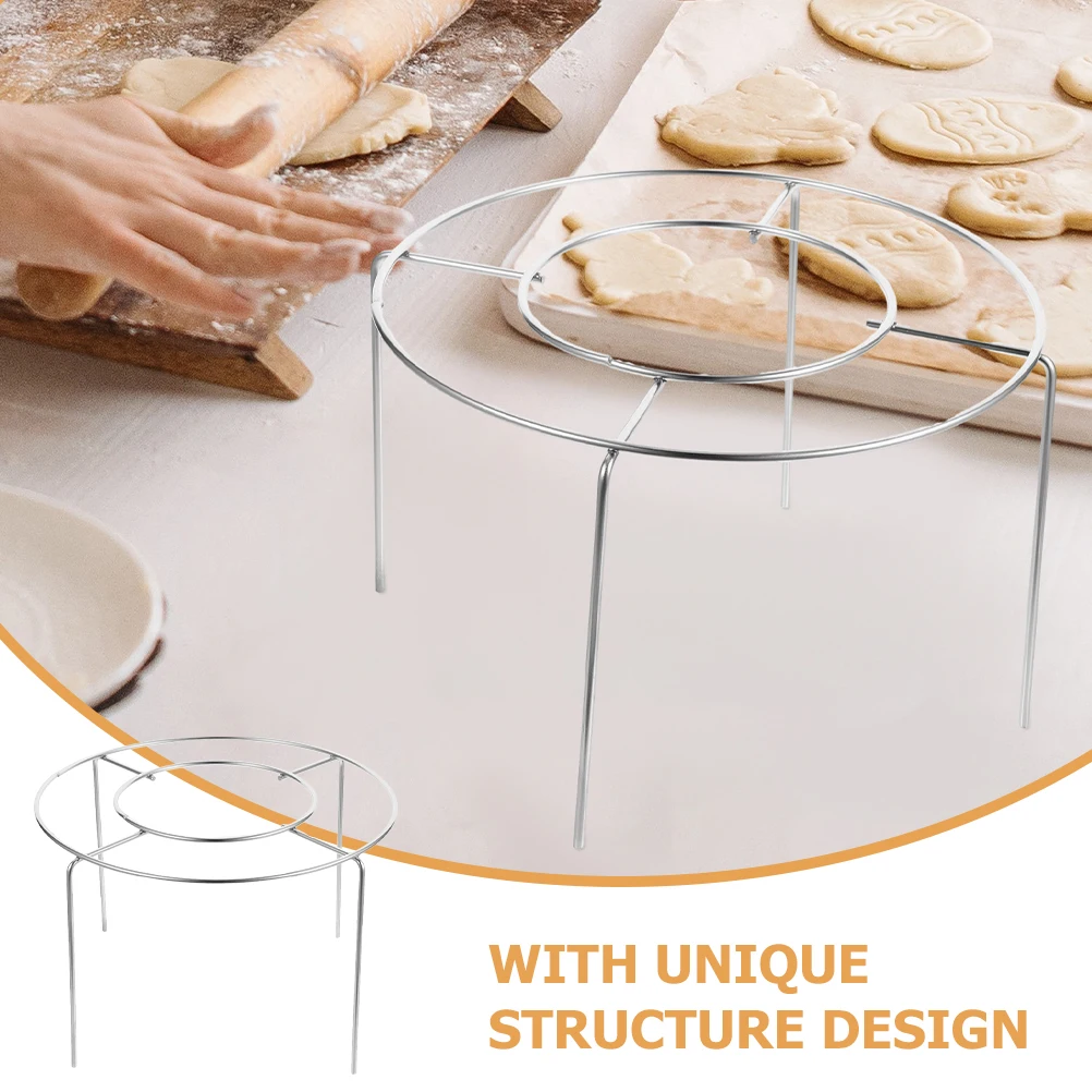 

Stainless Steel Cooling Rack Cake Baking Stand Easy Clean Multipurpose Kitchen Supplies Cooling Rack Stand