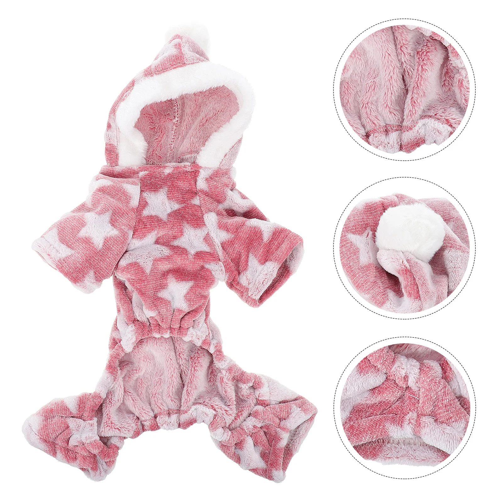 

1Pcs Dog Costume Autumn Pet Outfit Coral Fleece Breathable Sleepwear Comfortable Winter Clothes for Dogs Pet Dog Costume