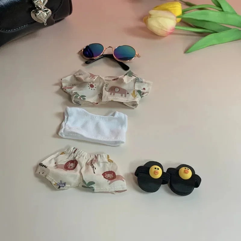 ملابس لملابس دمى Labubu - ملابس على طراز منتجع الشاطئ، سلسلة Idol V1 V2، إكسسوارات ملابس الدمى