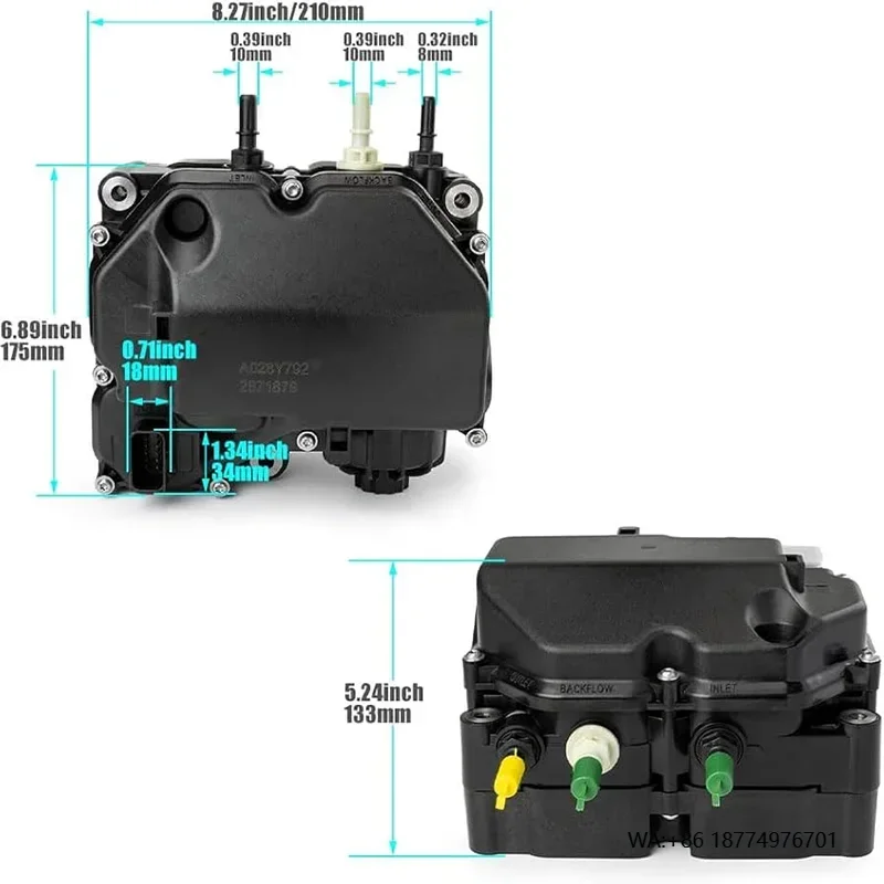 

4387304 RX Насос-дозатор мочевины 12 В с 3 нагревательными трубками 2871879 Для Foton Cummins ISF3.8 Mack MP7 MP8MP10 D11 D13 D16 0444042132