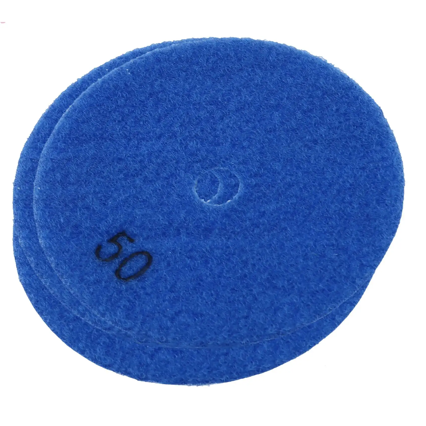 6 Pcs 4 Inch /100 Mm Grit 50 Diamond Dry Polishing Pad Granite Marble Flexible Resin Sanding Disc Ceramic Stone Polisher Disc