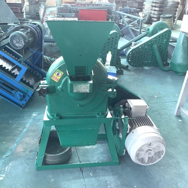 

(Для морских перевозок) Малая бытовая мельница для кукурузы, двухфазная электрическая машина для измельчения зерна и кормов для животных, многофункциональная.