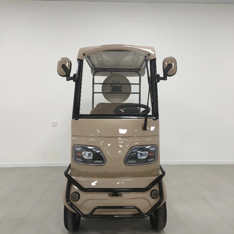 Open body 4-wheel electric tricycle for the elderly