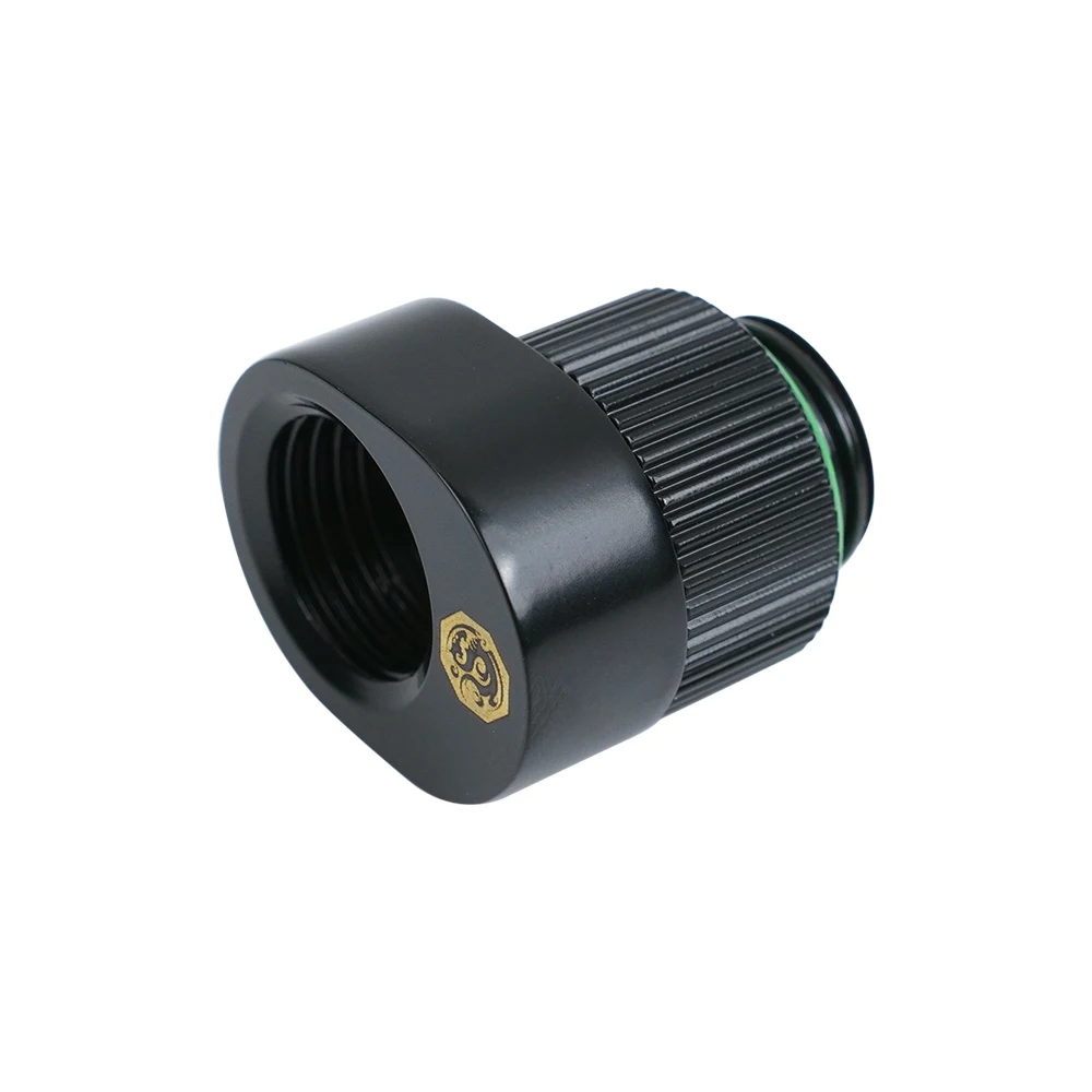 Bitspower Touchaqua 360 Rotary Offset Connector Suitable 5mm Adapter,Path Alignment Brass FittingS,Black,Silver,BPTA-PAM-GS