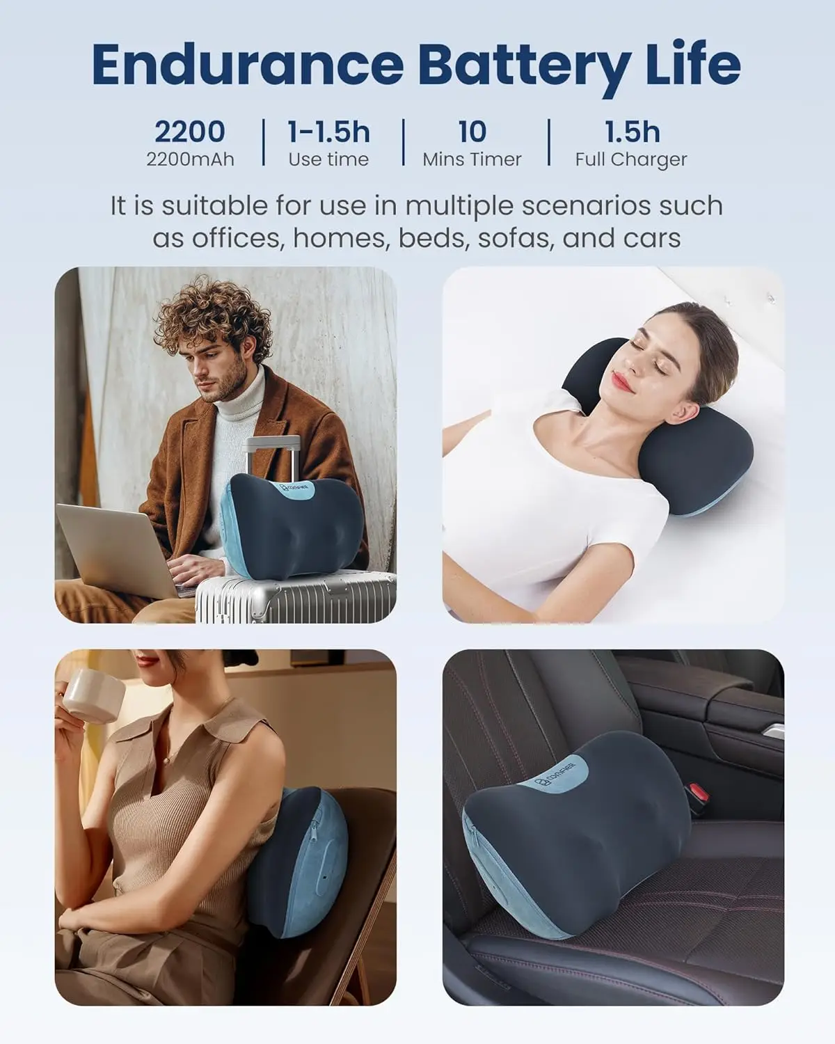 Shiatsu Neck and Back Massager - Home Office Alternative avaliação e preço