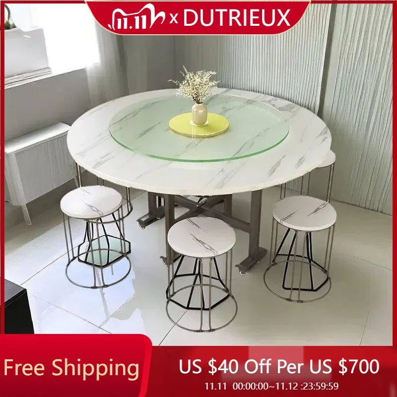 

Round Kitchen Dining Table Modern Luxury Living Room Coffee Cheap Lounge Dining Table Study Mesas De Comedor Home Furniture