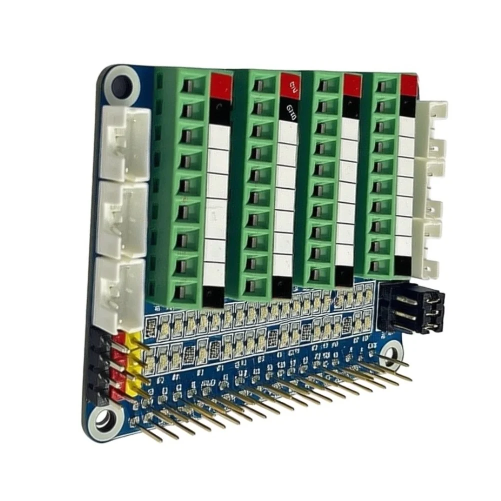 Screw Terminal Block Compatible with For Arduino R3 For Breakout Shield Featuring IDC40 0.1 Header and Pre Soldered Design