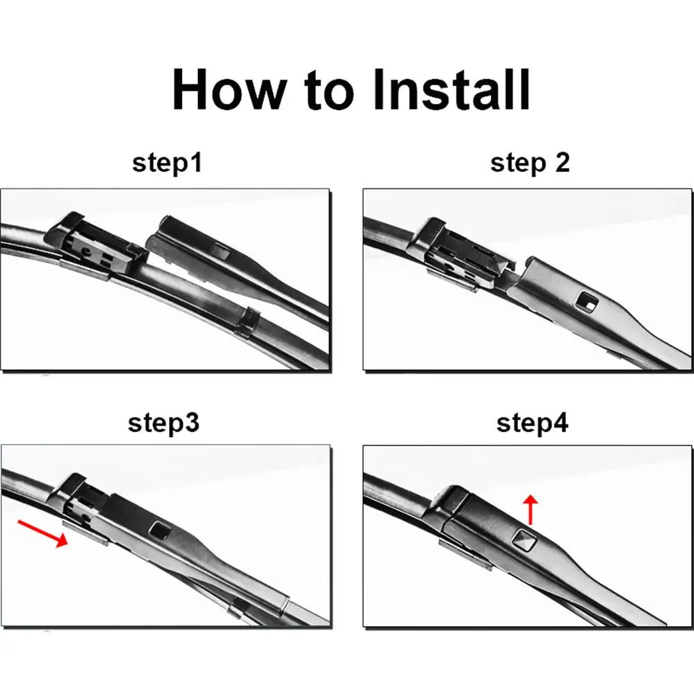 for Audi A6 S6 RS6 C8 4A2 Estate Sedan 2018 2019 2020 2021 2022 Car Winshield Brushes Double Rubber  Wiper Blades