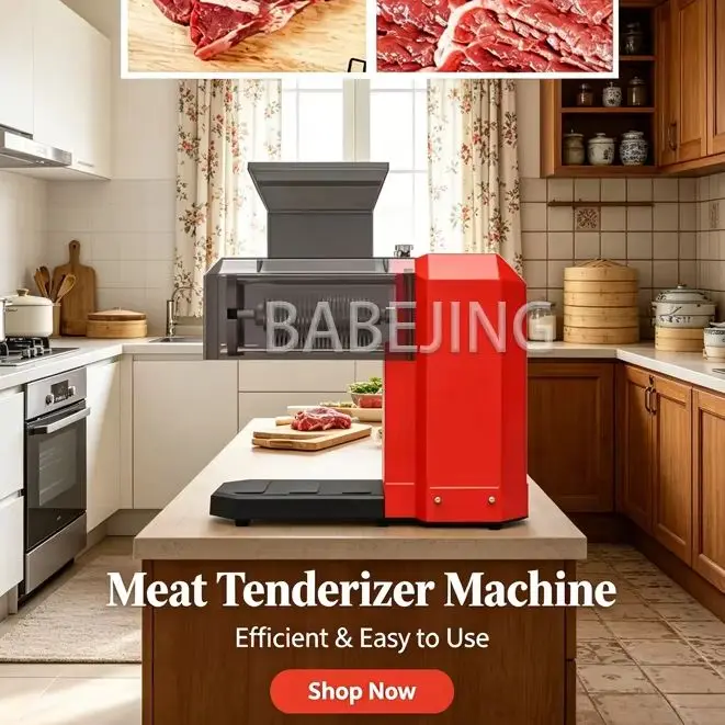 BABEJING Electric Meat Tenderizer Commercial Kitchen Multi-Functional Machine for Chicken And Beef Loosening