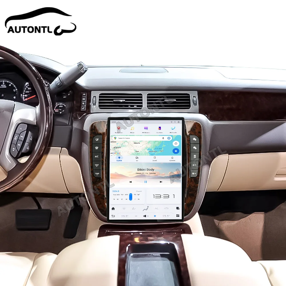 

Android 13.8 inch Car Radio Multimedia Player Touch Screen Car Accessories For GMC-Yukon/Chevy Suburban Tahoe Auto AC 2007-2013