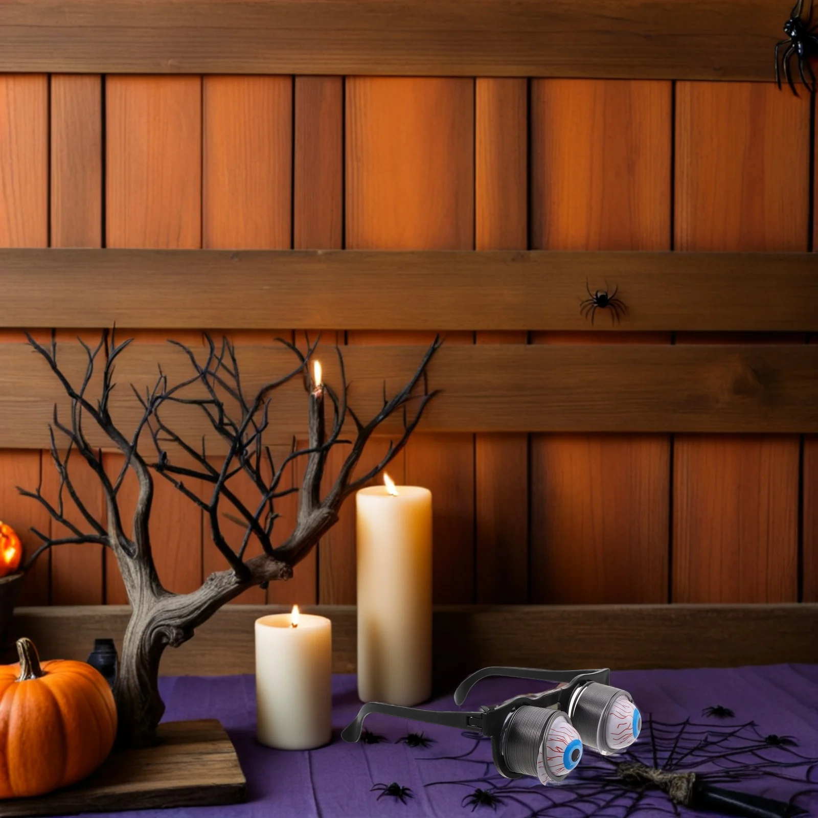 

5Pcs Halloween Eyeball Glasses Quirky Spring Eyeball Sunglasses Party Favors Prank Props Costume Accessories Fun Glasses